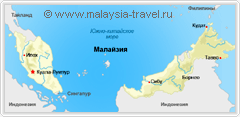 карта малайзии